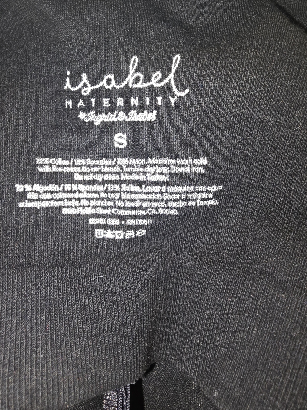 Isabel Maternity by Ingrid & Isabel Black Tank Top - Picture 2 of 2